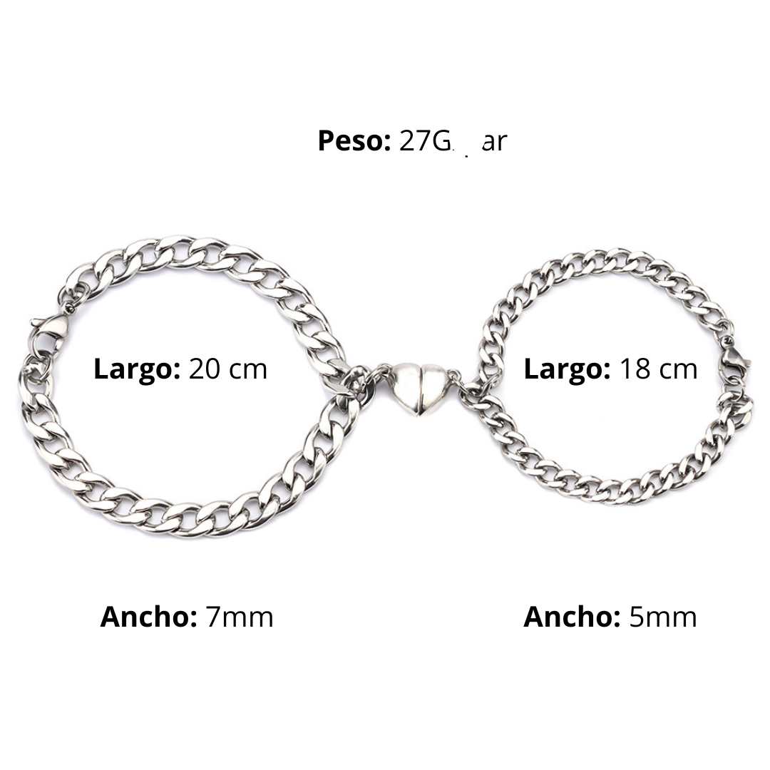 Pulsera Conexión Magnética - El Regalo Perfecto para Parejas