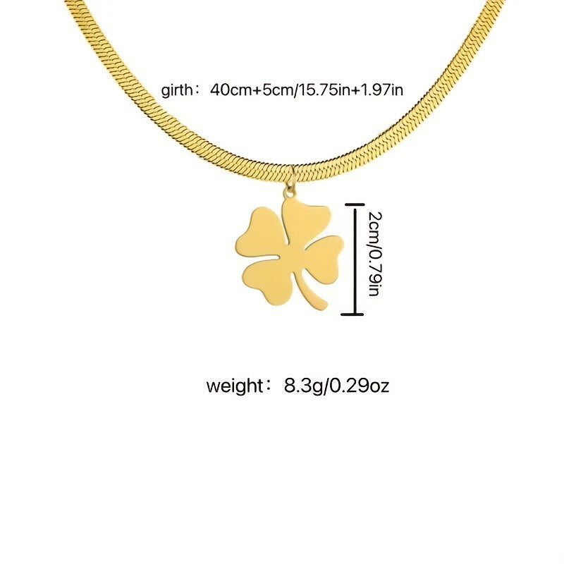 Collar Trebol de 4 hojas