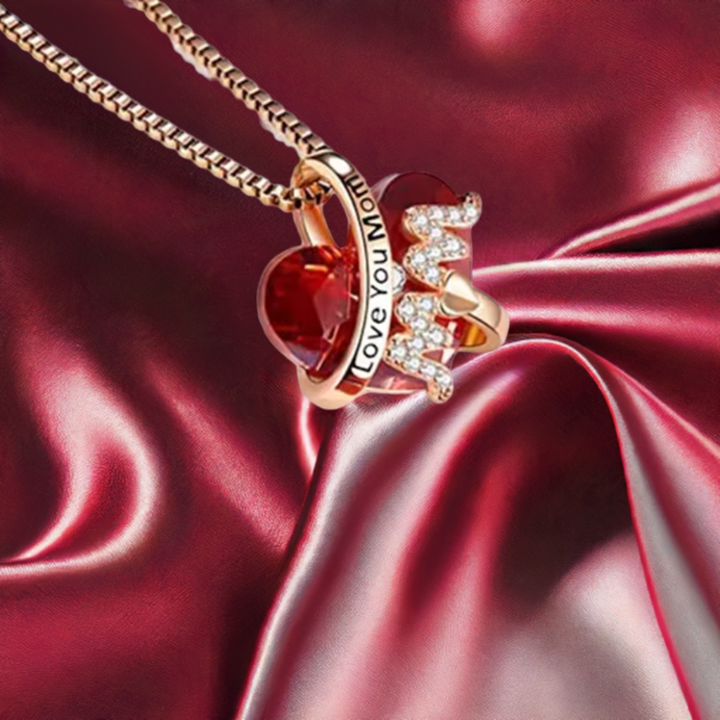 Corazón de Cristal Rojo