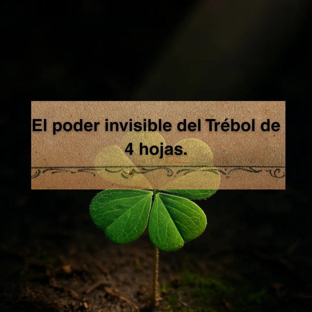 El poder invisible del Trébol de 4 hojas.
