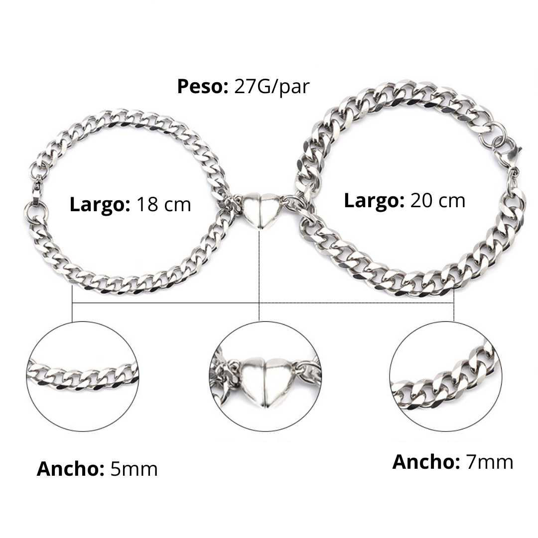 Pulsera Conexión Magnética - El Regalo Perfecto para Parejas