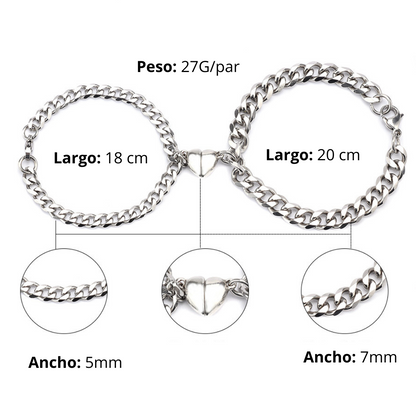 Pulsera Conexión Magnética - El Regalo Perfecto para Parejas