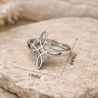 Anillo Nudo de bruja