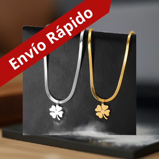 Collar Trebol de 4 hojas