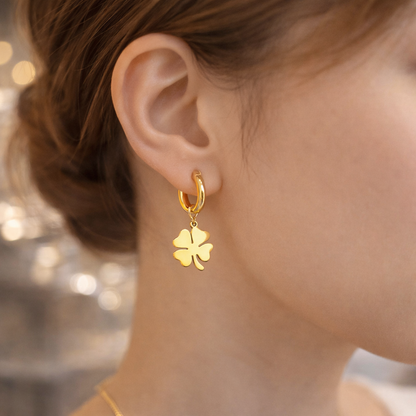 Pendientes Las hojas de las oportunidades