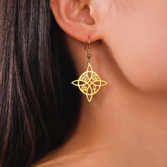 pendientes nudo bruja 1