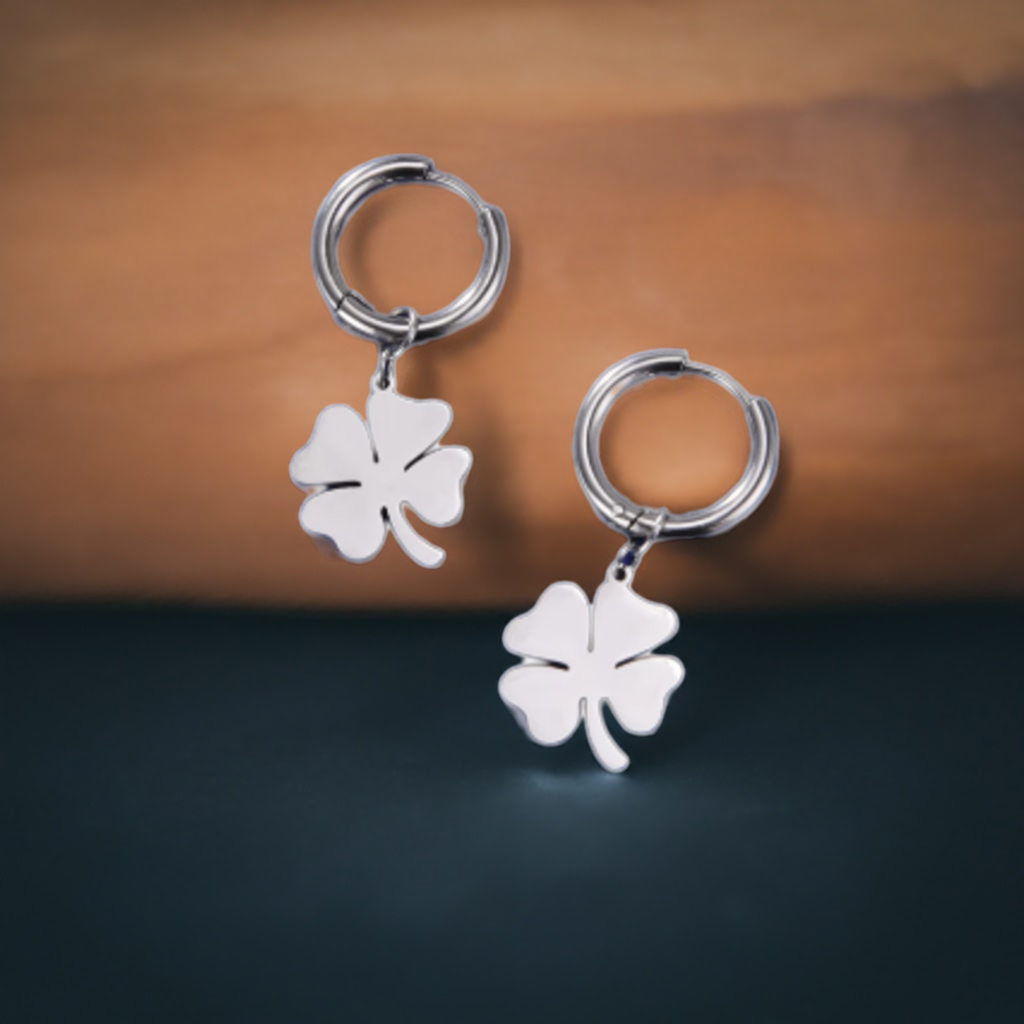 Pendientes 4 hojas