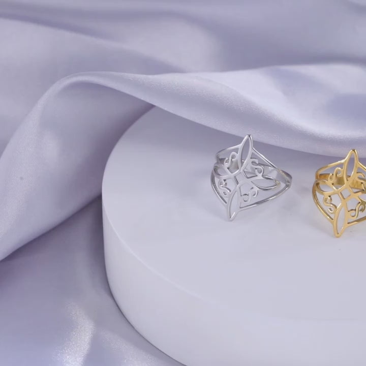 Cargar video: Anillo Nudo de Bruja